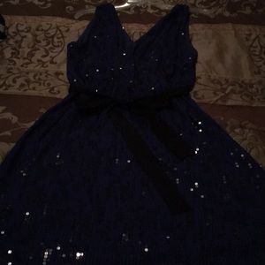 Cute little sequins casual party dress